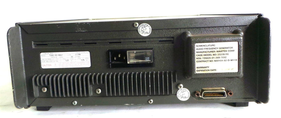 Wavetek 1 Mhz Synthesized Power Oscillator Model 98 - High-Quality Precision Generator