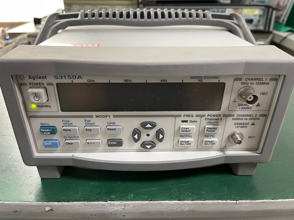 Agilent Keysight 53150A 10Hz-20GHz CW Microwave Frequency Counter _1096 - XG eqpt