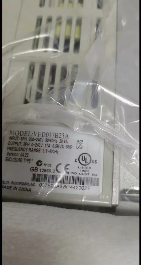 Delta VFD037B23A AC Variable Frequency Drive Inverter