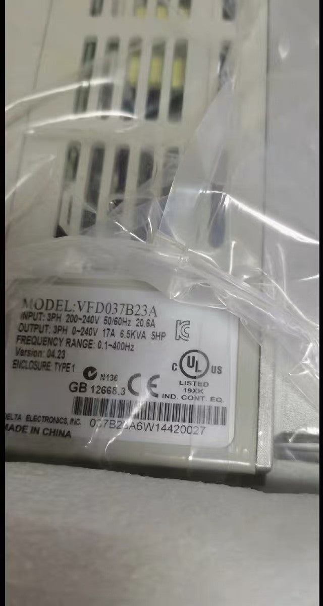 Delta VFD037B23A AC Variable Frequency Drive Inverter