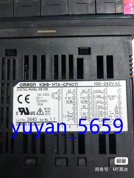 Omron K3HB-HTA-CPAC11 100-240VAC Digital Temperature Controller