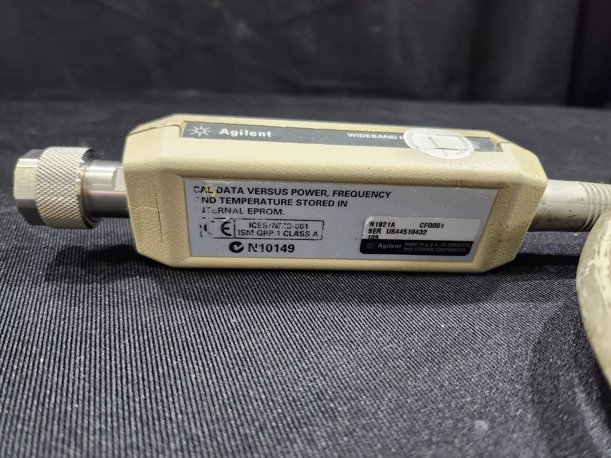 Agilent N1921A P-Series Wideband Power Sensor 50 MHz to 18 GHz - AS-IS (0432)
