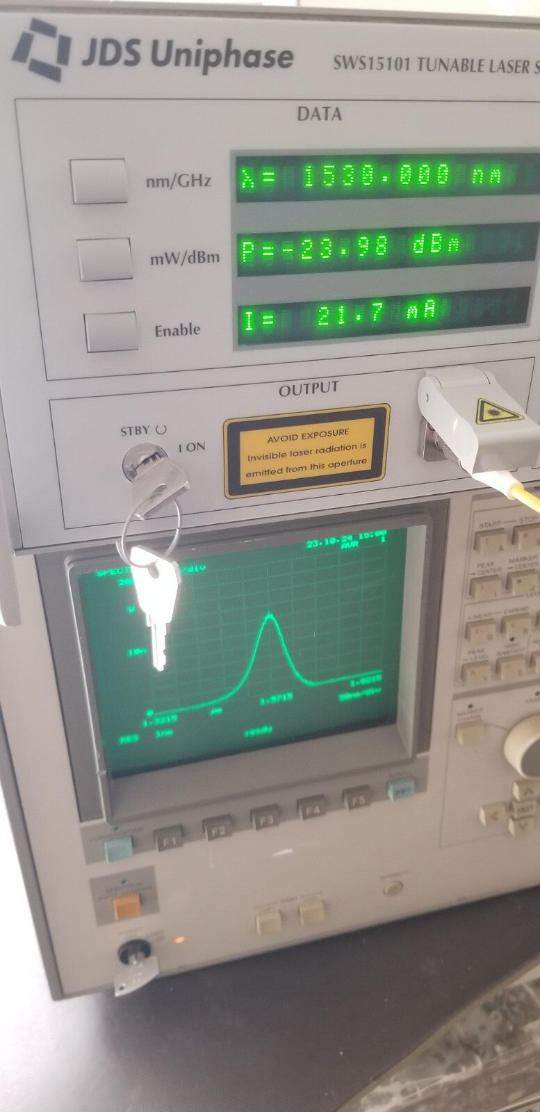 Tunable Laser Source 1499 to 1600 nm by JDSU