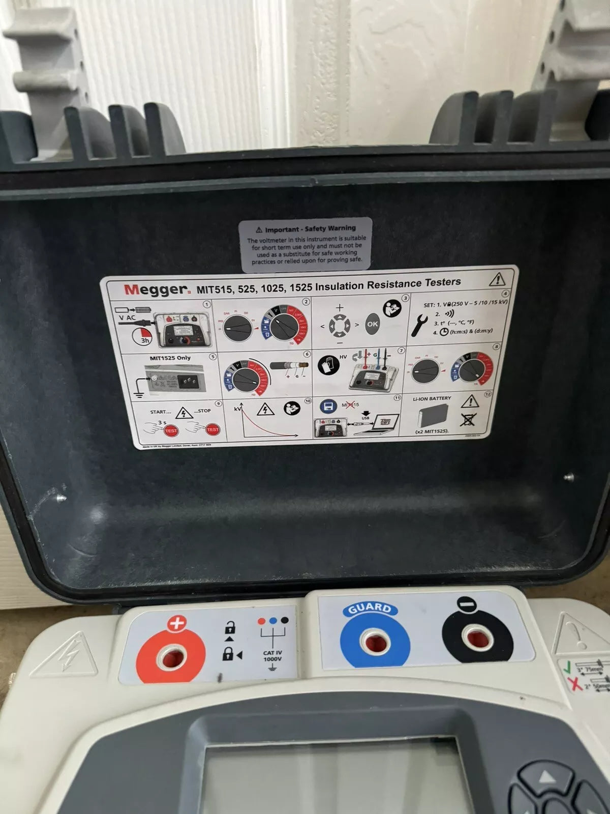 MEGGER MIT1525 15 kV High Voltage Insulation Resistance Tester