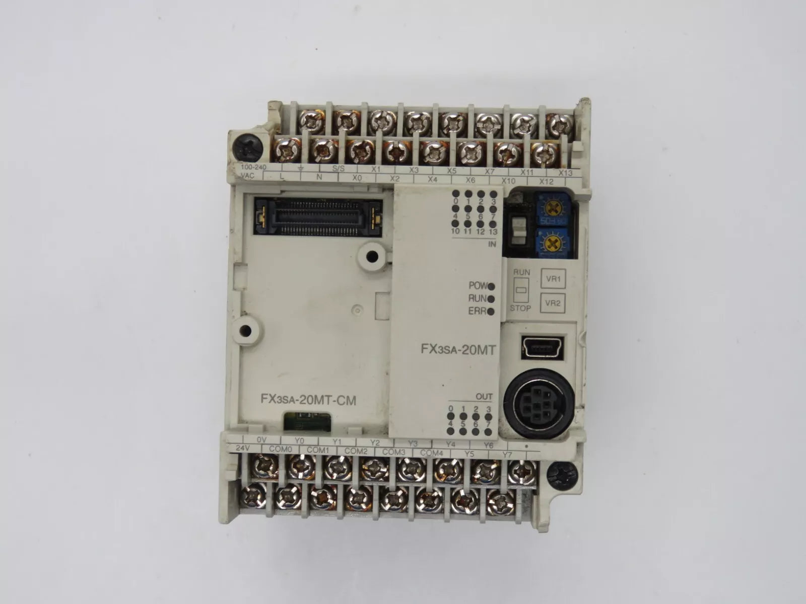 MITSUBISHI FX3SA-20MT-CM FX-Series PLC Add On 12 Inputs 8 Outputs