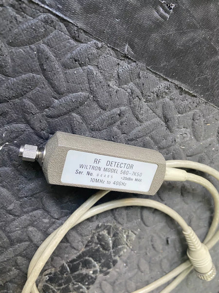 Anritsu Wiltron SWR Detector 560-7K50 2.92mm Calibrated with Certification