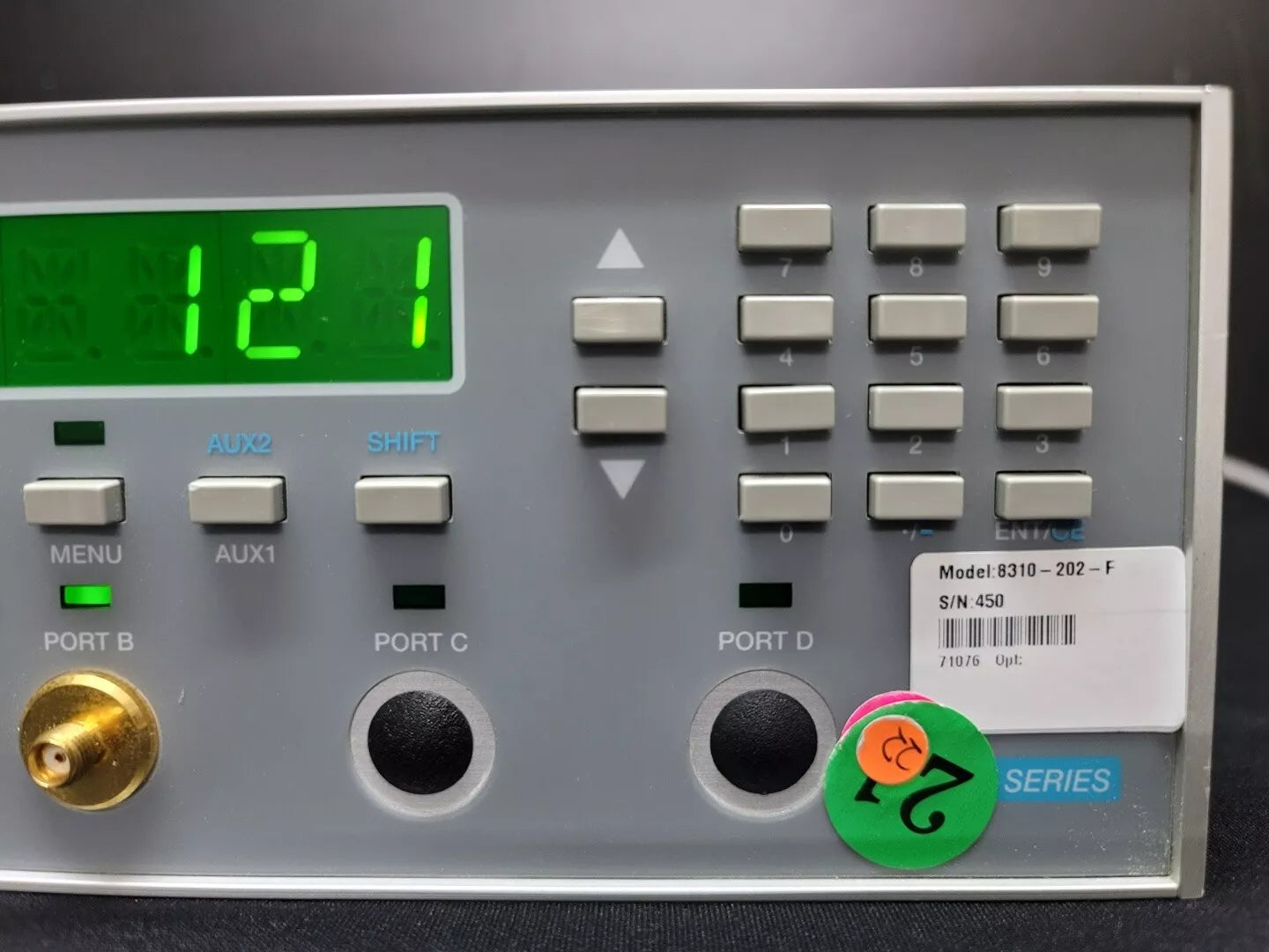 Weinschel 8310-202-F: DC-18GHz 121 / 1dB Step Attenuator