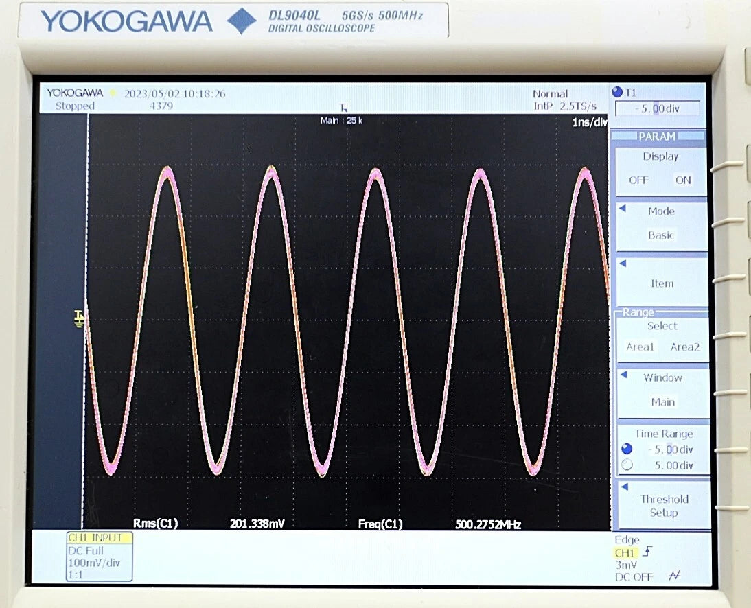 YOKOGAWA DL9040L DC-500MHz 5-Channel 5GS/s 6.25MW DSO