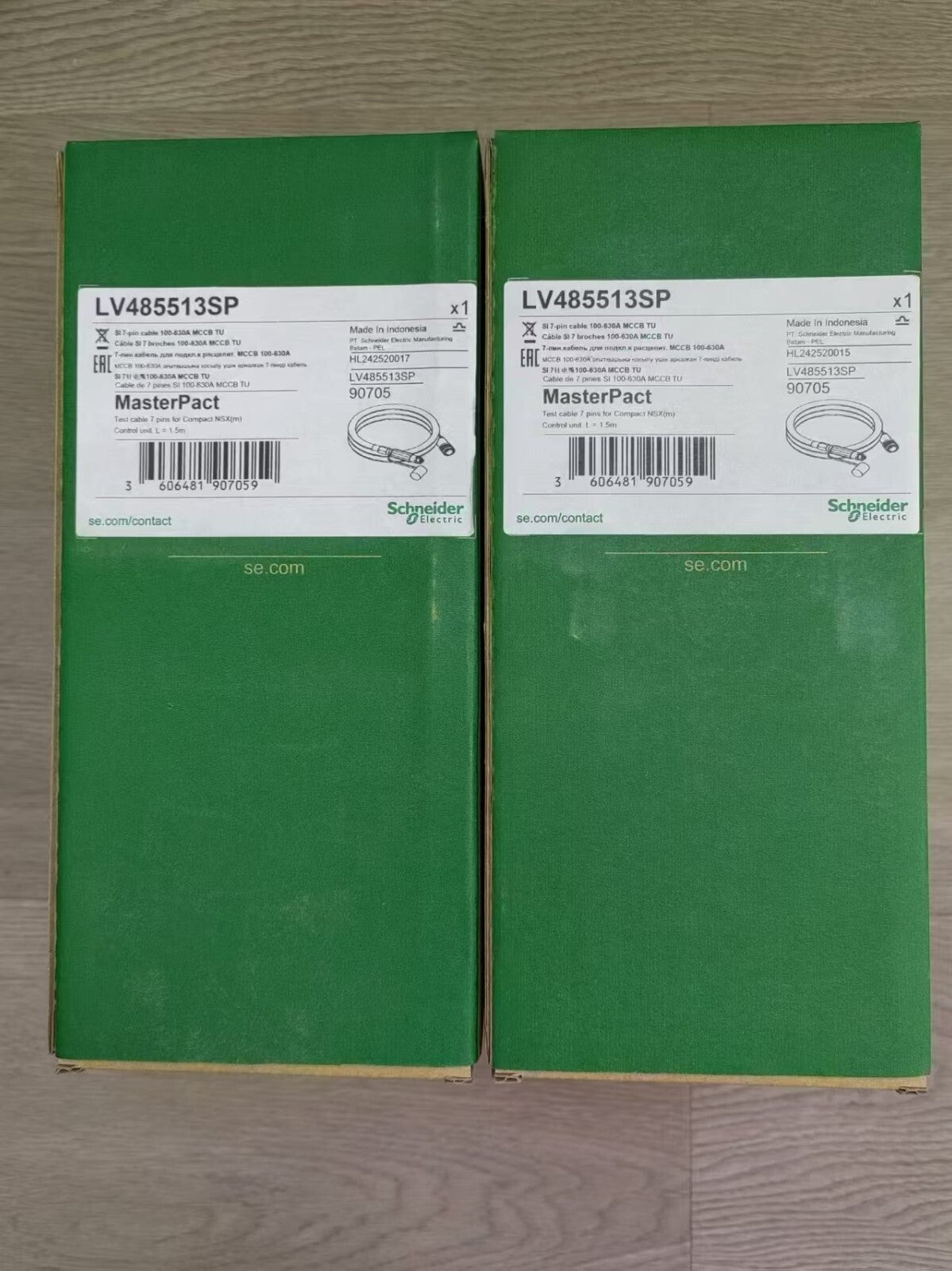 Schneider LV485513SP 7-Pin Test Cable for MasterPact Compact NS