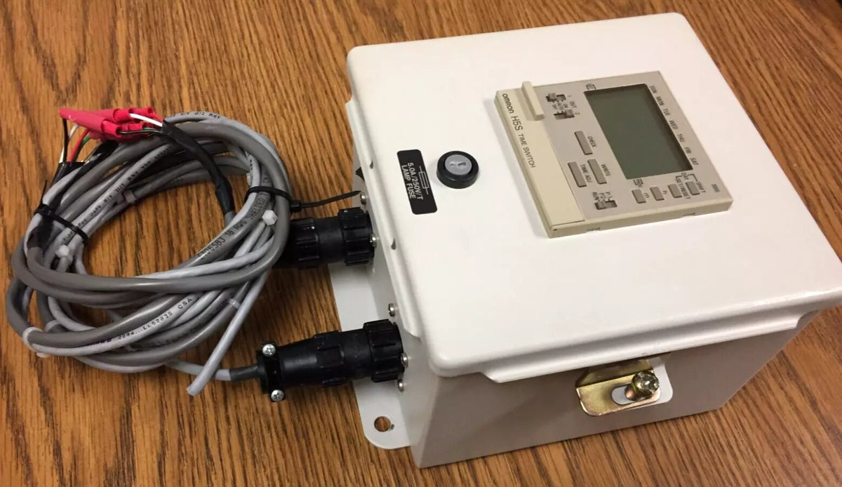 Omron H5S-B Digital Time Switch in a 6.5” x 6.5” x 4.5” Case