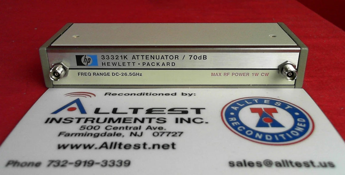 HP Agilent Keysight 33321K Programmable Step Attenuator Option 016
