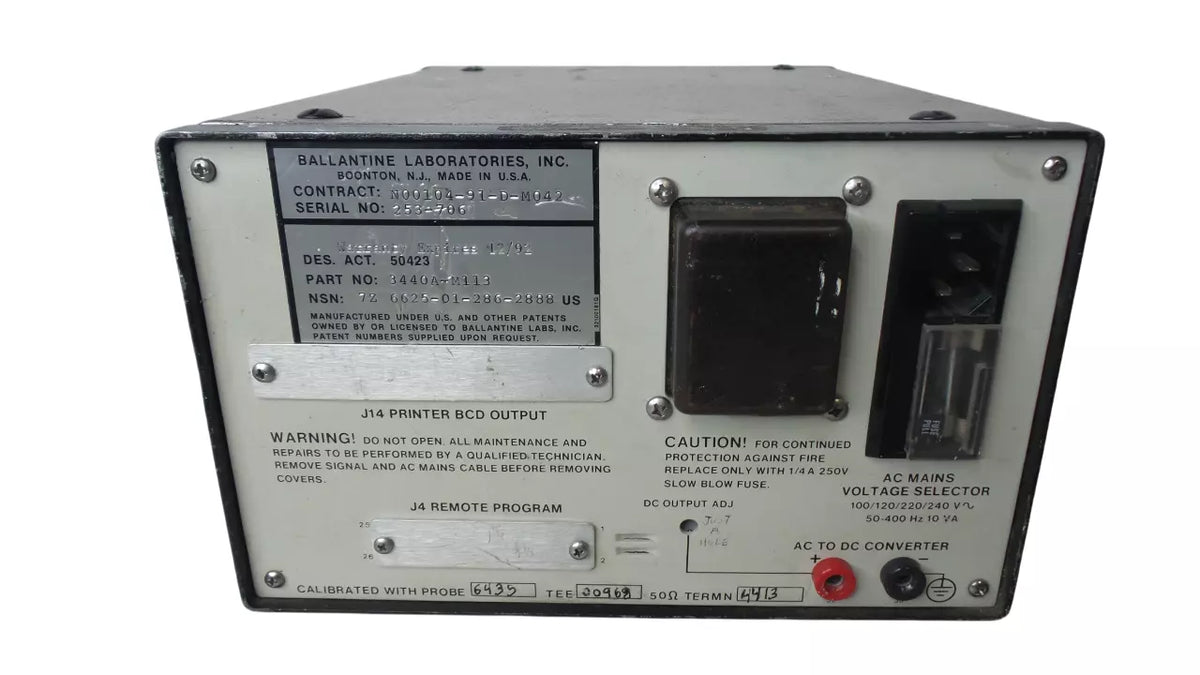 BALLANTINE 3440A RF Millivoltmeter - High Precision Measurement Instrument