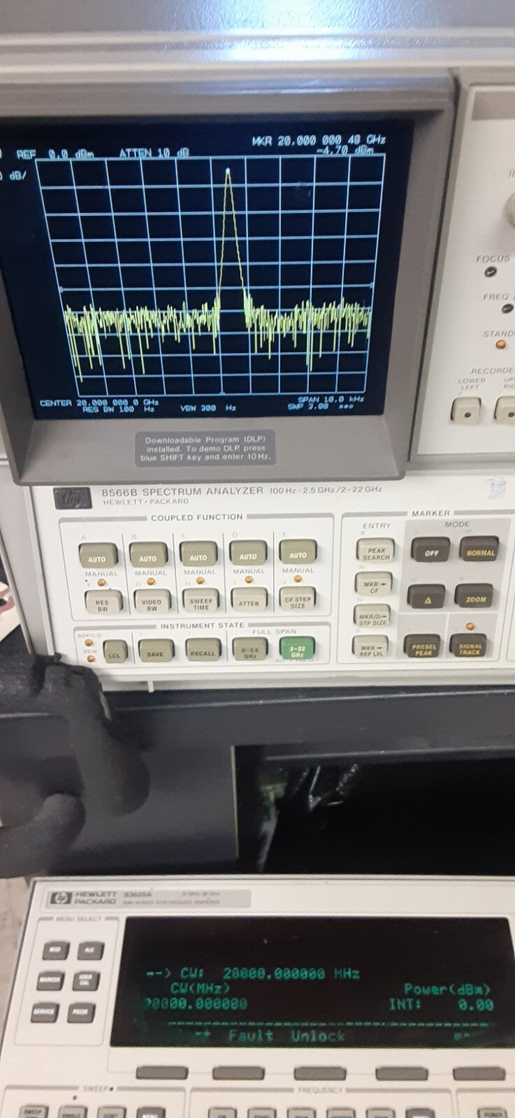 HP Synthesized RF Signal Generator 10MHz to 20GHz