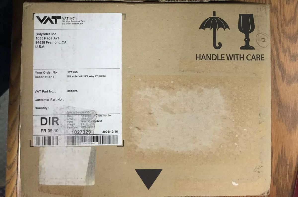 VAT 301825 Kit Solenoid: 5/2 Way Impulse