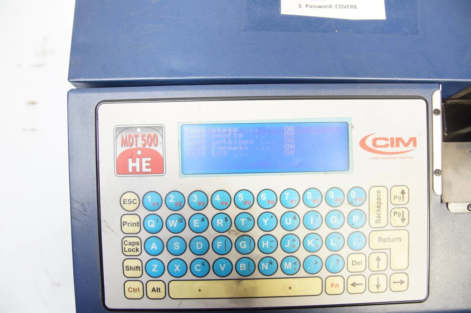 CIM MDT500 HE Portable Military Dog Tag / Metal Plate Embossing Machine