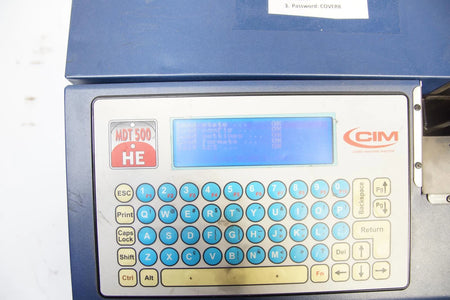 CIM MDT500 HE Portable Military Dog Tag / Metal Plate Embossing Machine