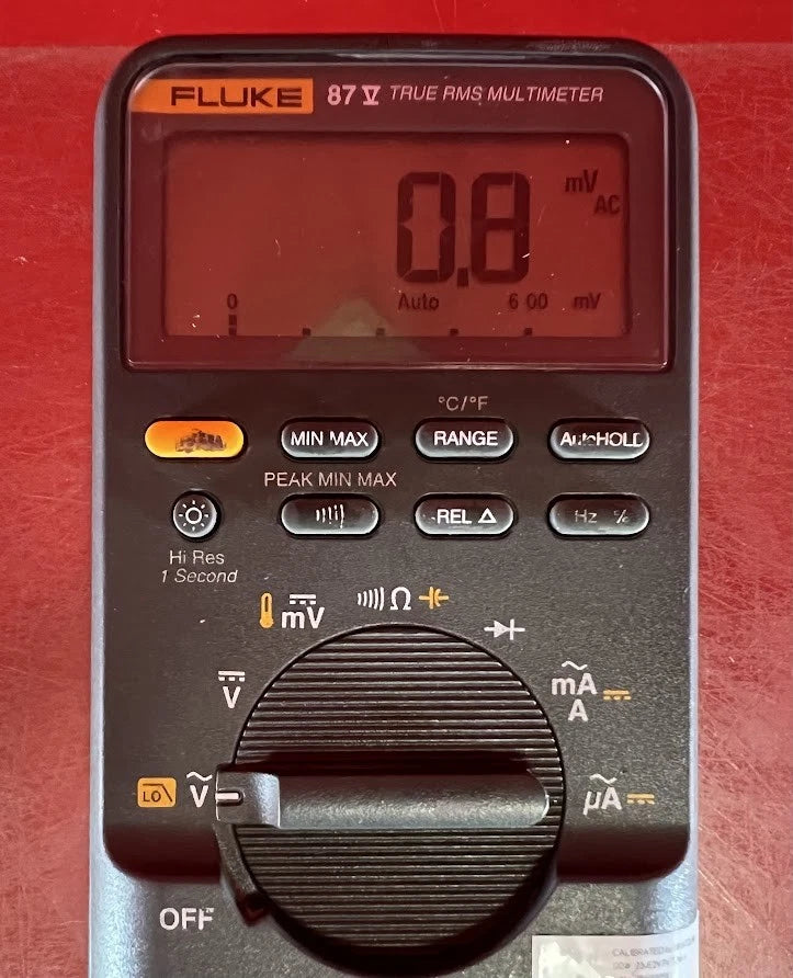 Fluke 87V True RMS Digital Multimeter with Data SN 25690056