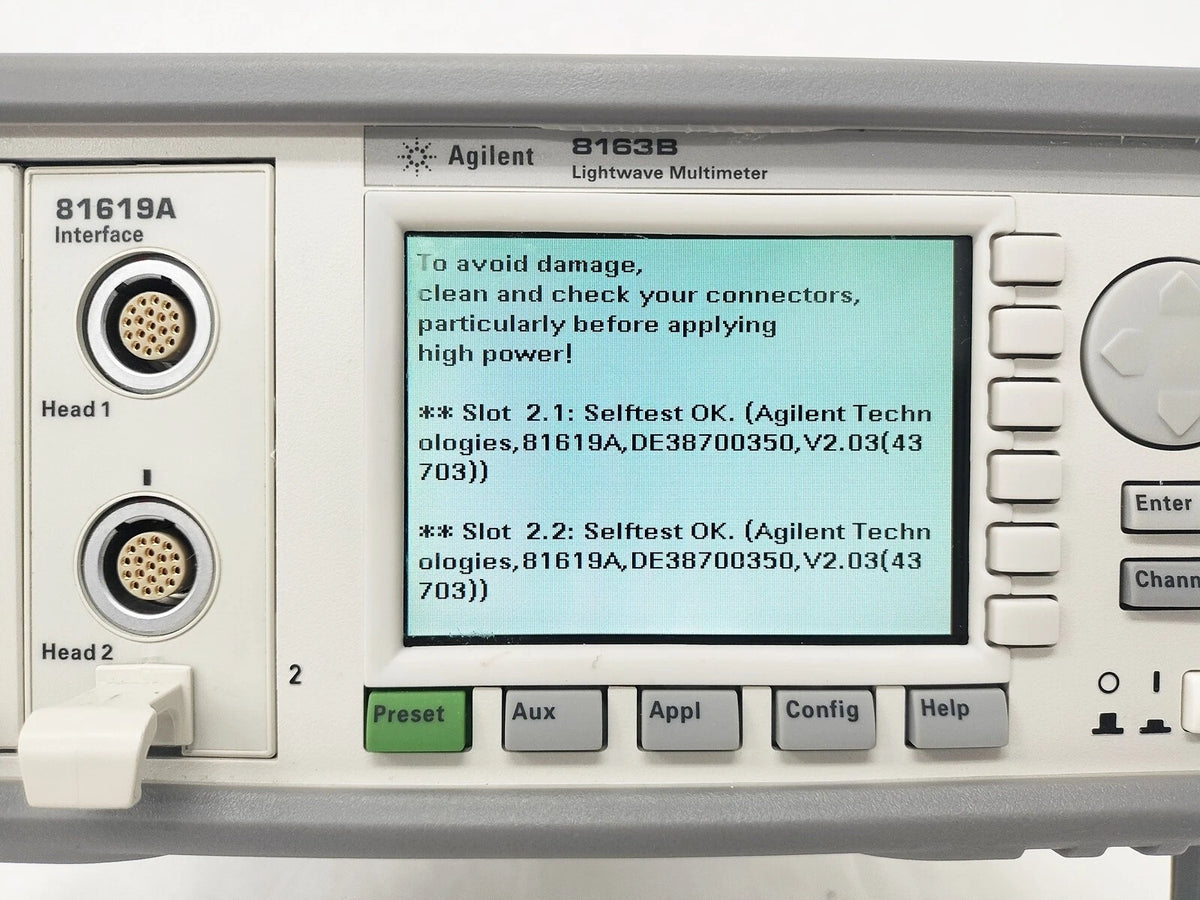 Agilent 81619A Dual Optical Head Interface Module