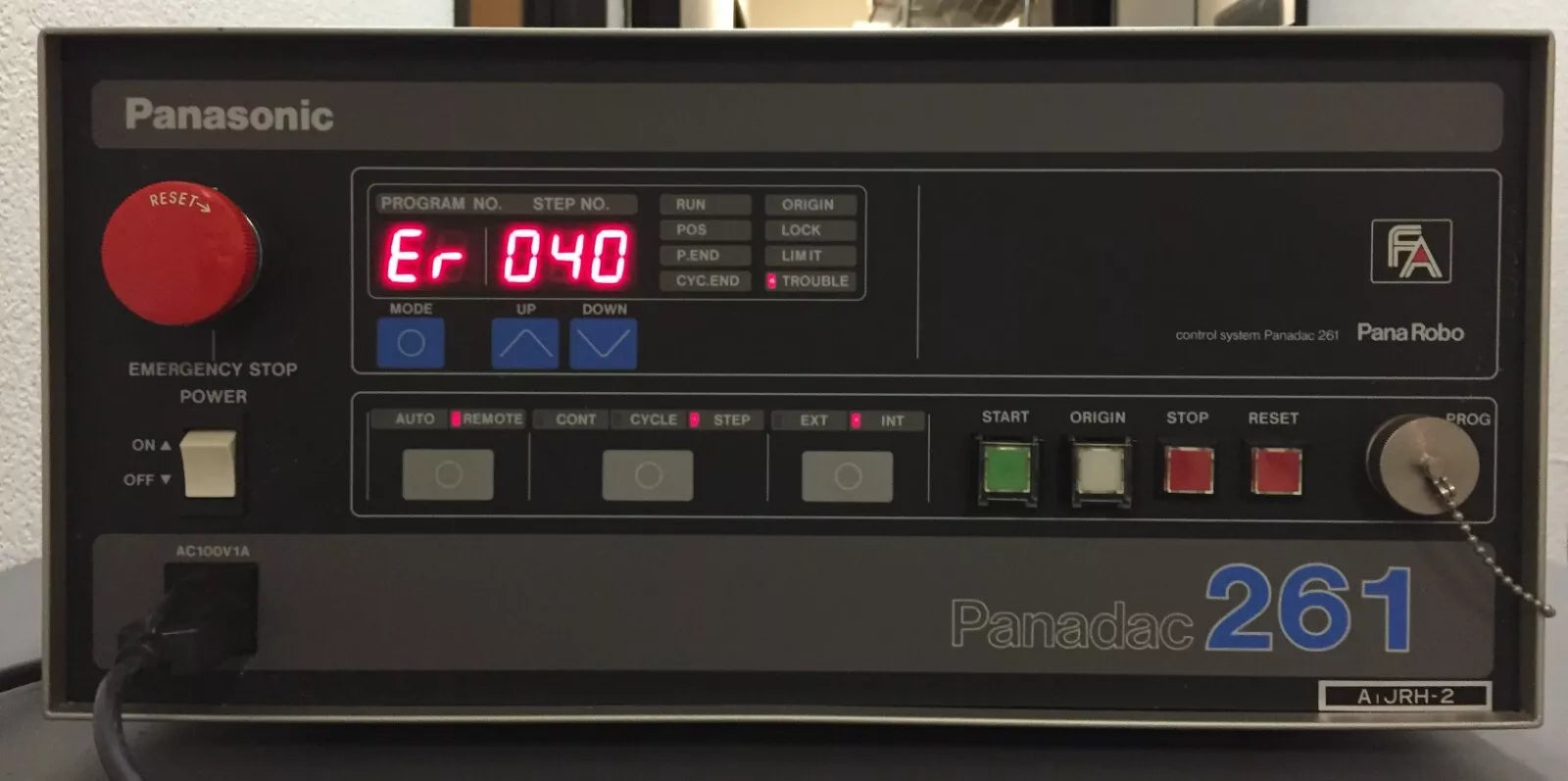 Panasonic Panadac-261 Controller for Pana Robo Robot TJR-2