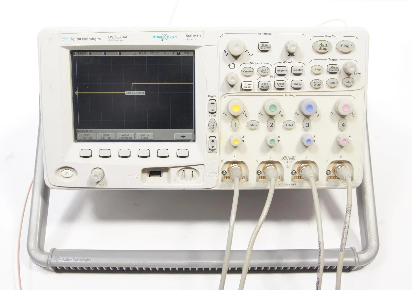 Agilent Keysight DSO6054A Oscilloscope 4-Channels 500MHz Option 2MH