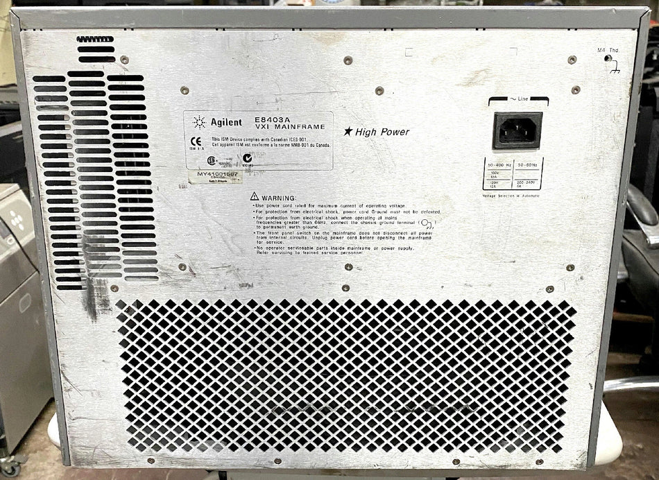 HP/Agilent E3238S / E8403A VXI Mainframe w E9821A / E8491B / E9051A / E1439D