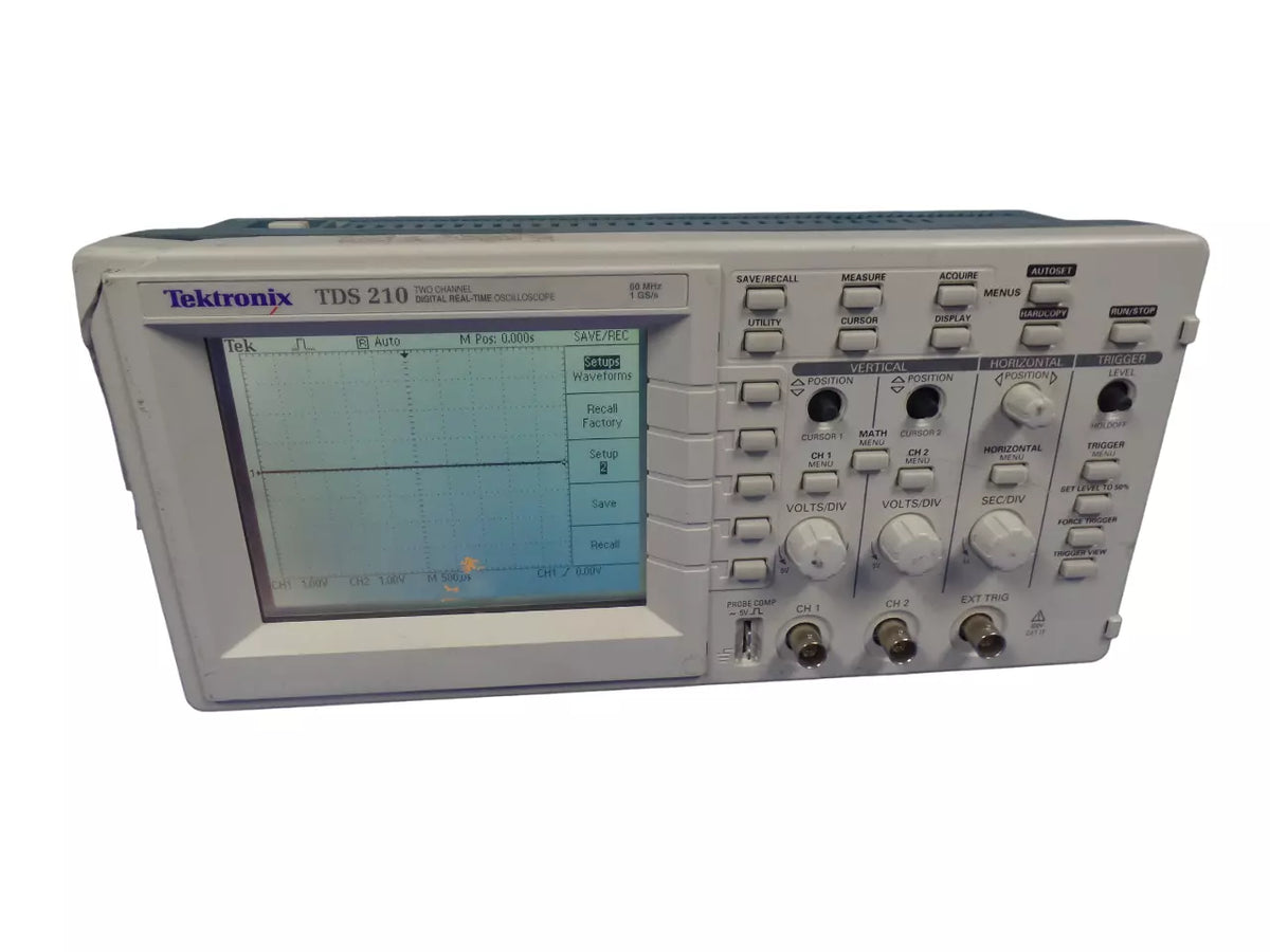 TEKTRONIX TDS 210 Two-Channel Digital Real-Time 60MHz Oscilloscope