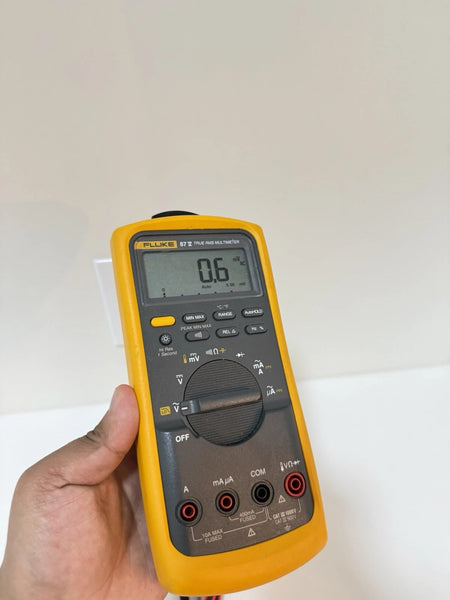 Fluke 87V True RMS Multimeter with Leads - Tested and Ready for Use