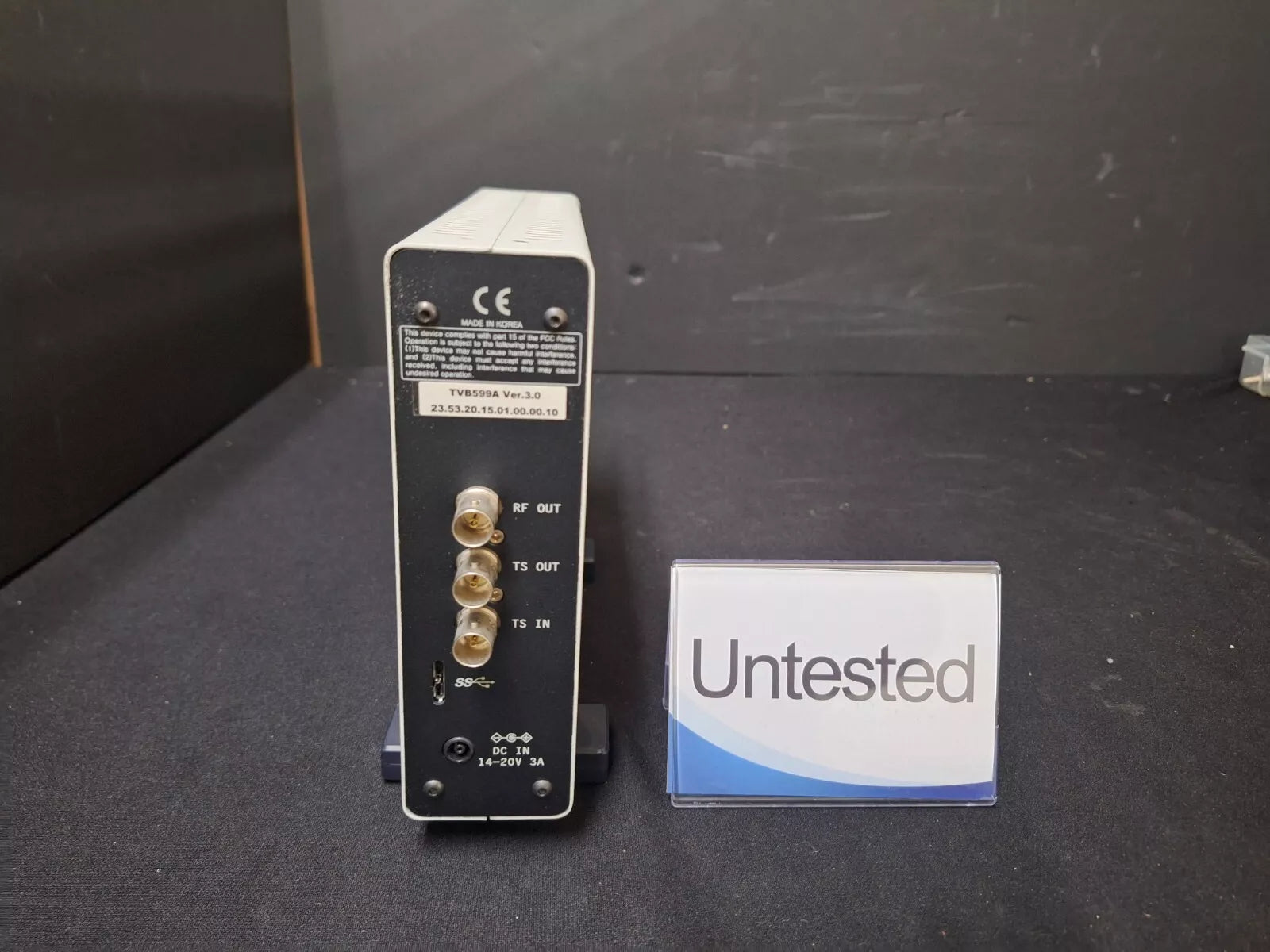 Teleview TVB599A Ver.3.0 USB DTV Modulator Untested (00.10)
