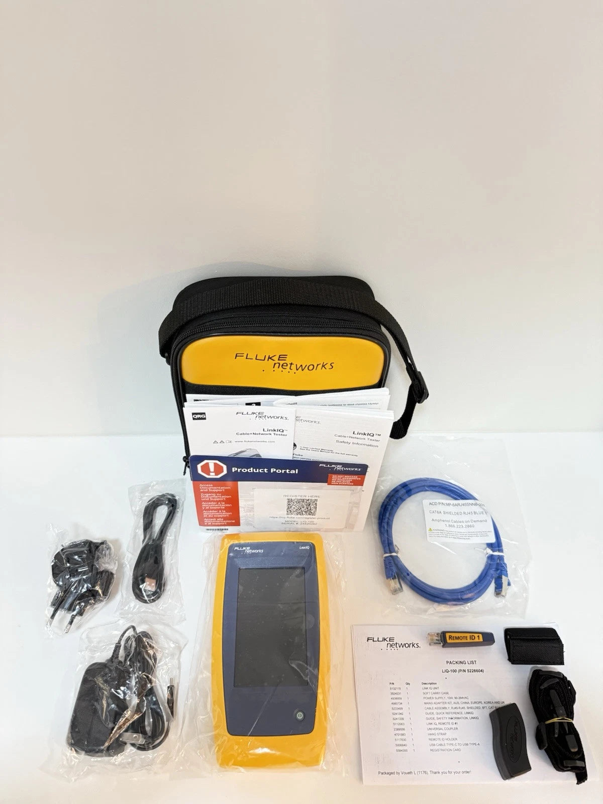 Fluke Networks LinkIQ Cable + Network Tester (LIQ100) - Next Day Shipping