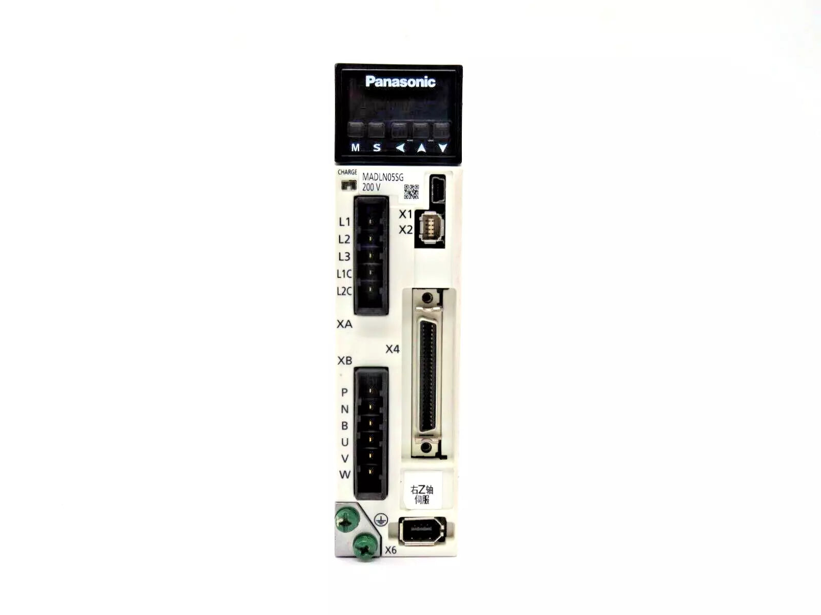 Panasonic MADLN05SG 100W 0-240V 1.2A MINAS A6S Series AC Servo Drive