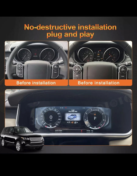 LCD Digital Cluster Speedometer For Land Rover Range Rover Vogue L405 2013-2017