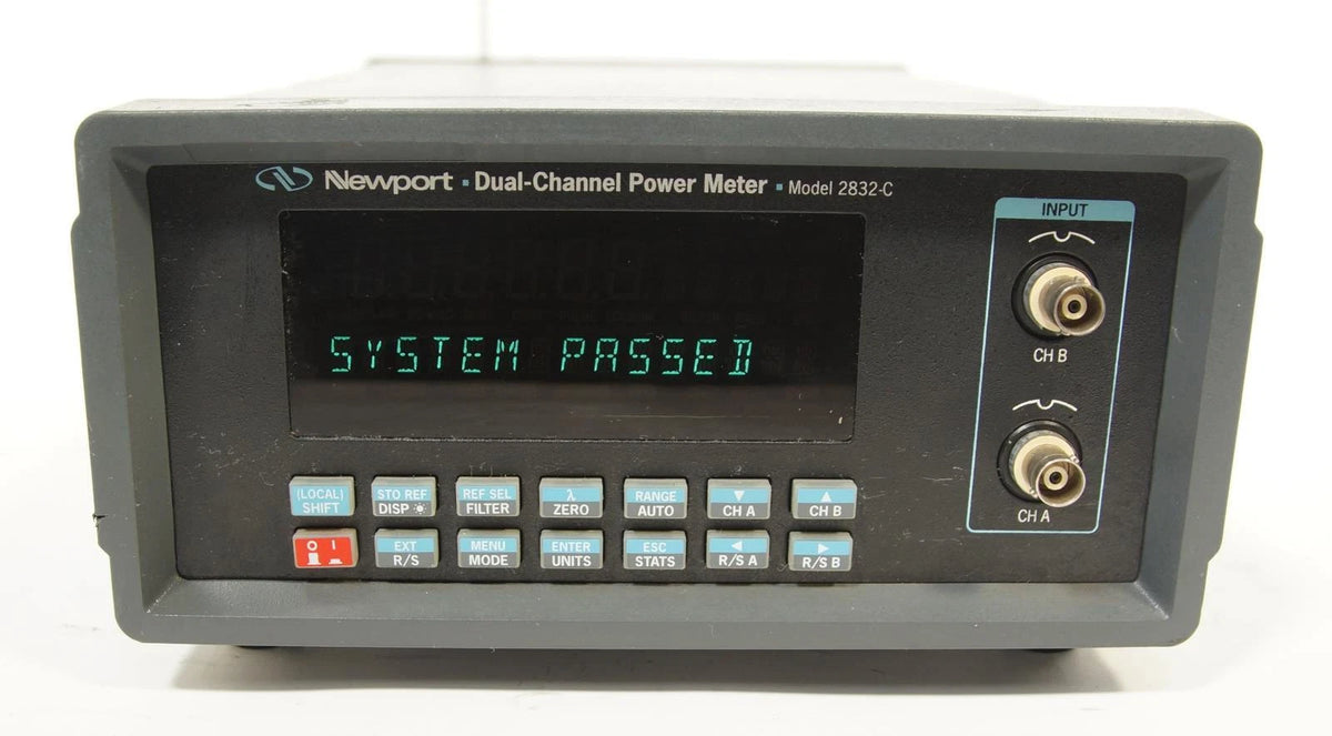 Newport 2832-C Dual Channel Fiber Optic Power Meter