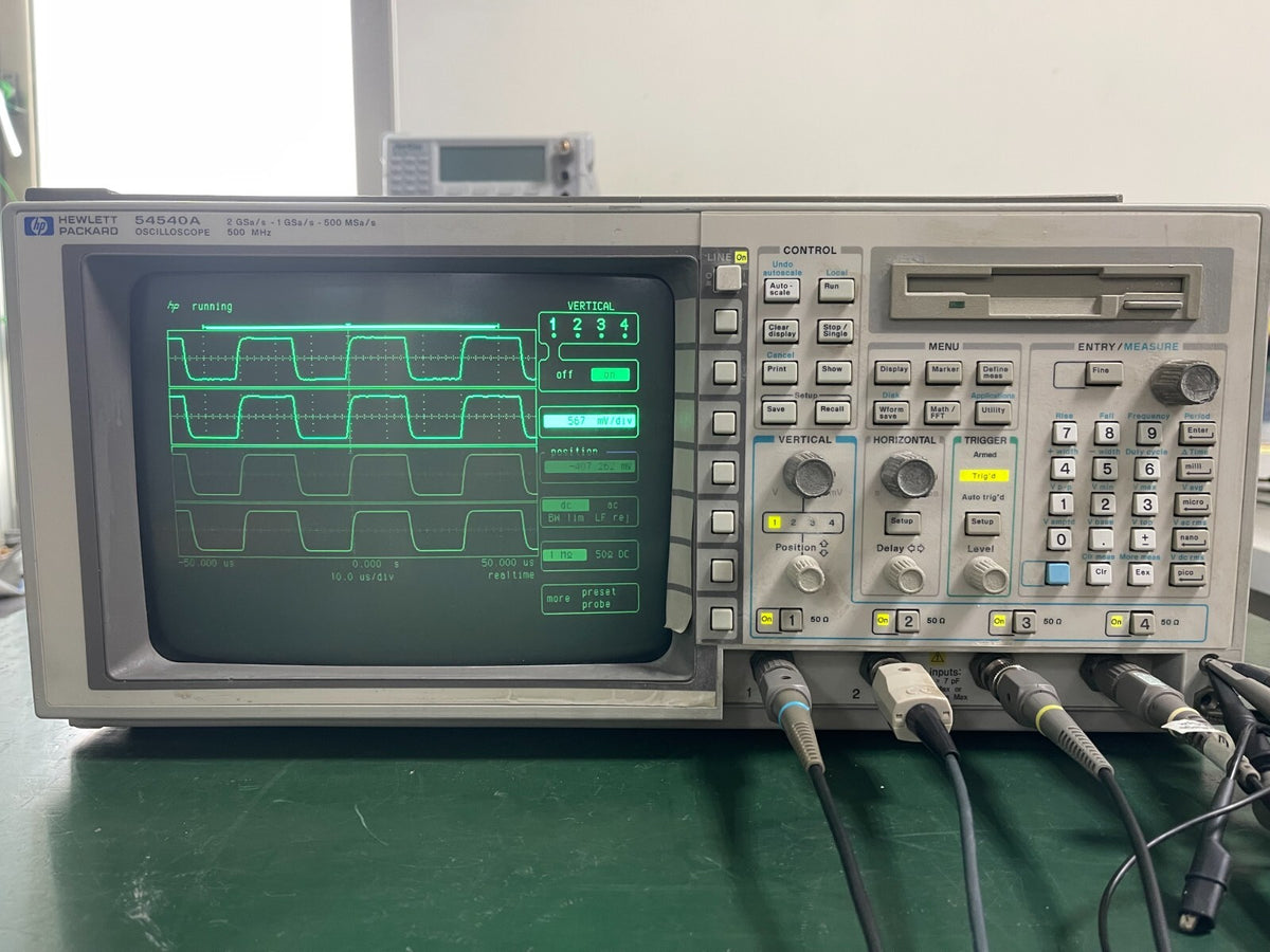 HP Agilent 54540A 500MHz Oscilloscope 2Gs/s - 1Gs/s - 500Ms/s - XG eqpt