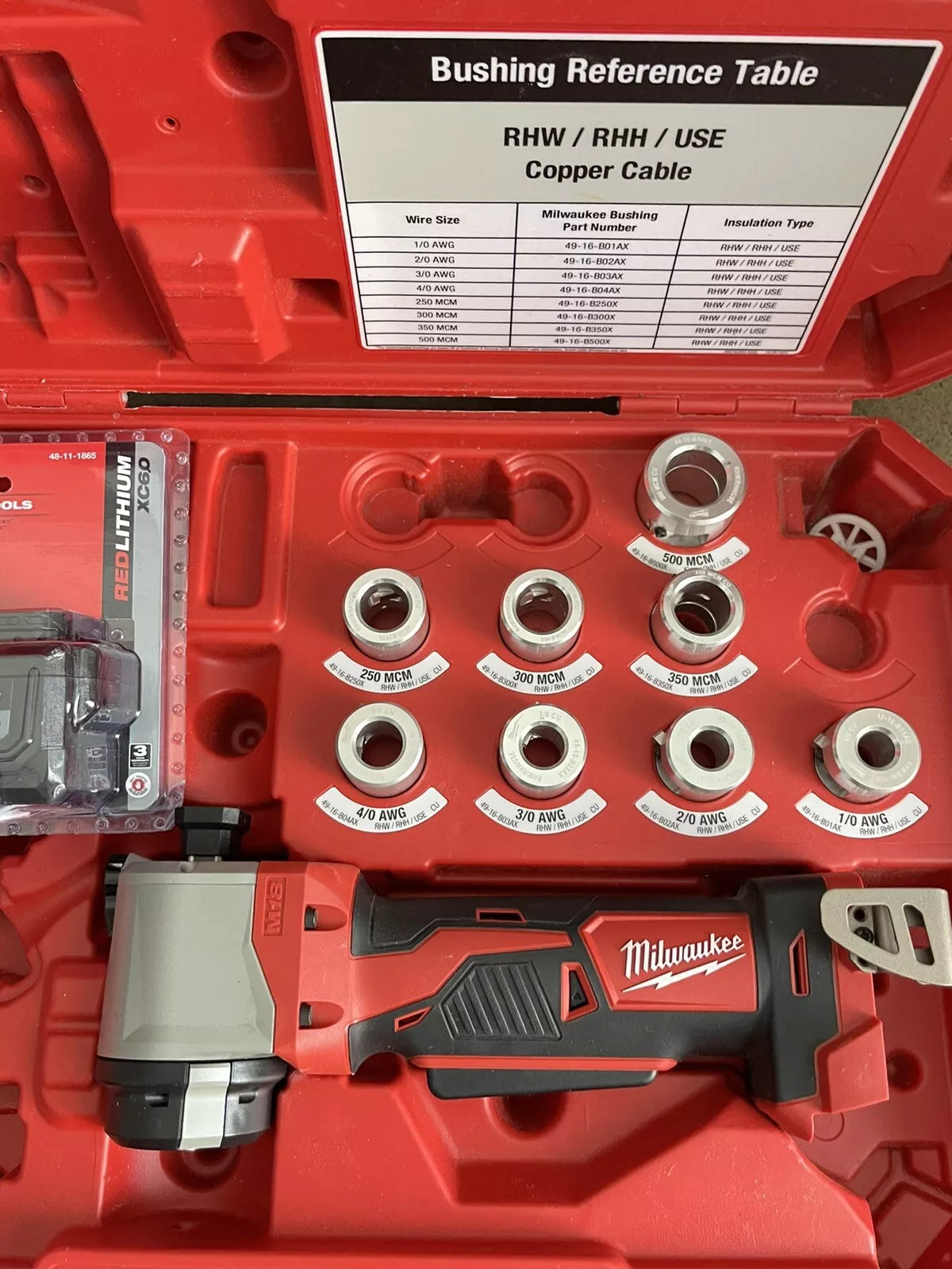 Milwaukee Tool 2935X-21 M18 Cordless Cable Stripper Kit for Cu & Al w/ 6.0 BAT
