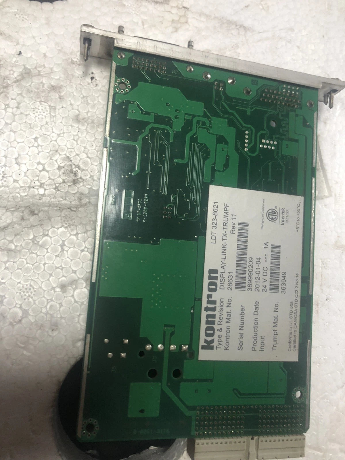 Kontron Display-Link-T x-Trumpf 5VDC 1A LDT 323-8621 Rev. 11 (  28631 )