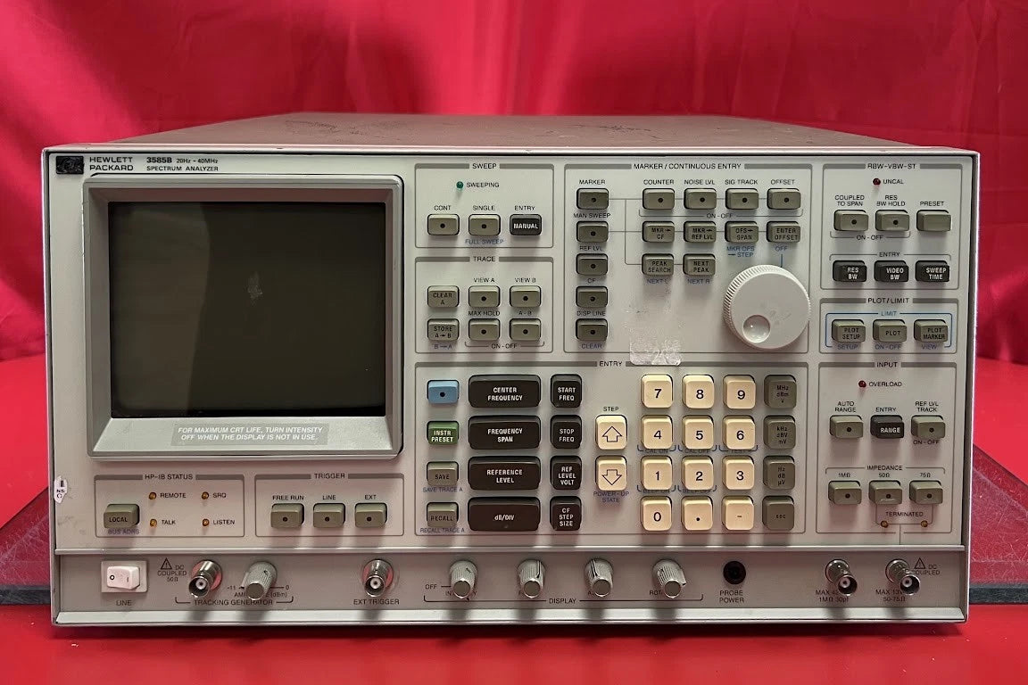 Agilent/Keysight 3585B Spectrum Analyzer 20Hz to 40MHz SN 3008A01512