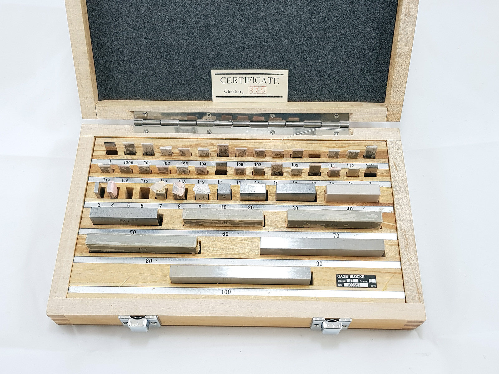 YUSHI 435 Gage Block Set