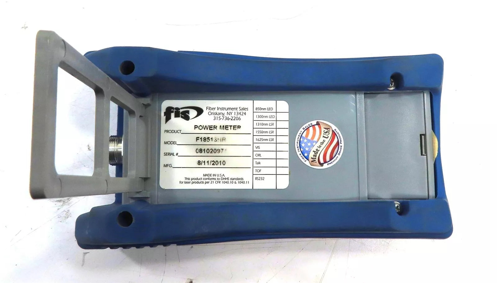 FIS Power Meter F18513HR & Light Source 9055-0000