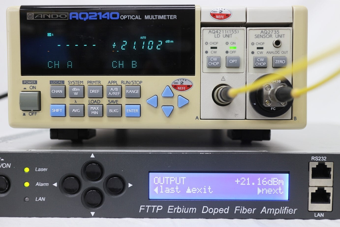 EDFA-L-I-23-R Lband EDFA Amplifier by Optilab