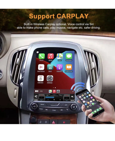Buick Lacrosse 2009-2012 Android 13 Stereo Tesla Style Video 64GB Car Radio