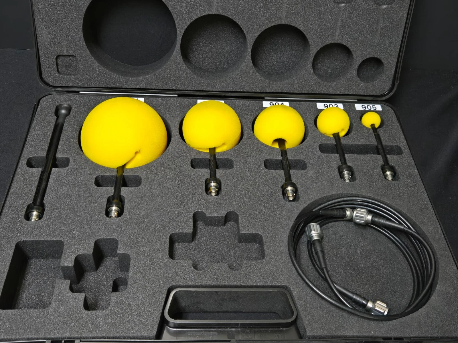 NoiseKen 01-00059A Field Probes Set with 03-00079A Yellow Color Probe Cover