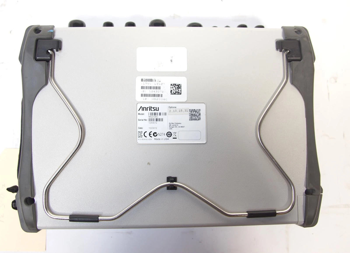 Anritsu MS2036C VNA Master 9MHz to 9GHz Vector Network Analyzer OPT 2/10/15/31
