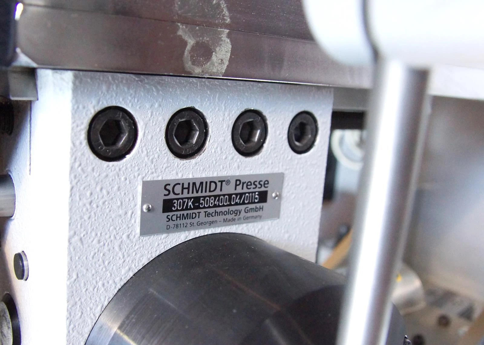 Schmidt 307K Manual Press For Assembly / C-frame / With Stroke Force Monitoring