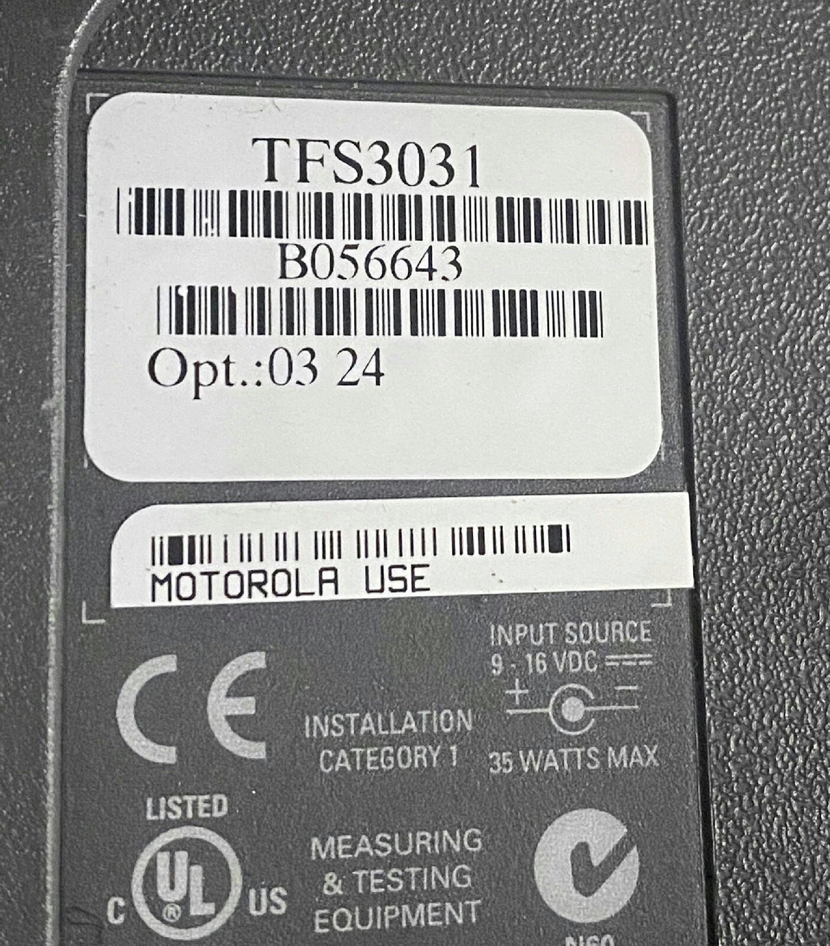 Tektronix TFS3031 Tekranger Mini Optical Time-Domain Reflectometer OPT 03 24