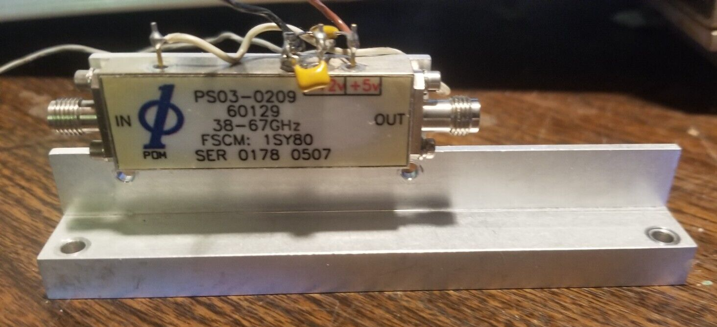 RF Frequency Range Doubler 19 GHz to 38 GHz - 67 GHz Output