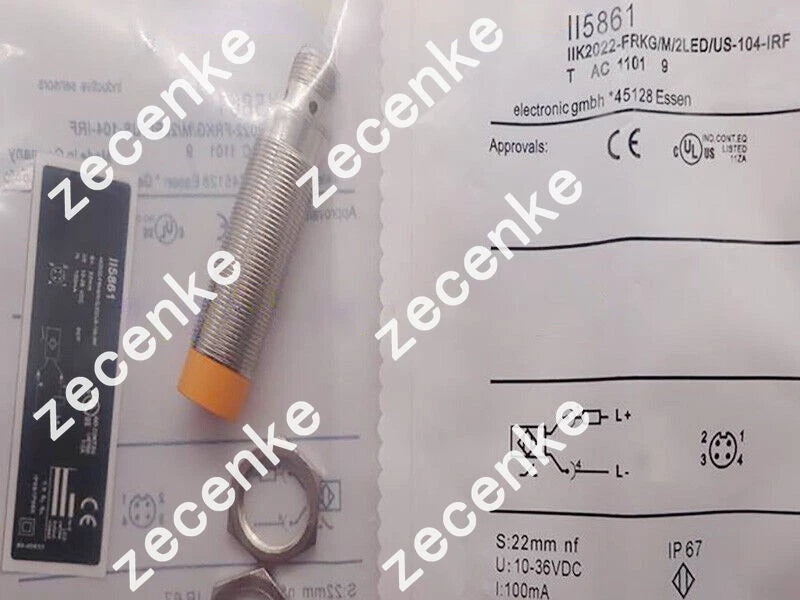 IFM II5861 Pressure Sensor II 5861, 1pc New