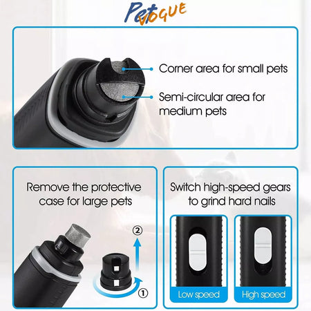 PetVogue Professional Electric Dog Nail Grinder & Trimmer