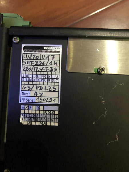 INFRANOR SMT-BD1/1H 220/17-W-T-BS 220V Servo Drive