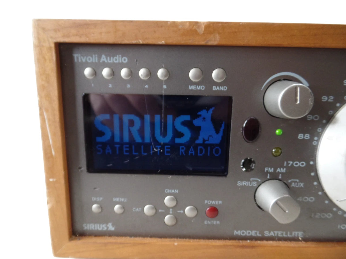 Tivoli Audio Model SATELLITE SIRIUS/AM/FM Desk- Brown - Free Shipping