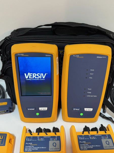 FLUKE Networks DSX-8000QI 2 GHz Cable Analyzer with Quad OLTS CAL-2024